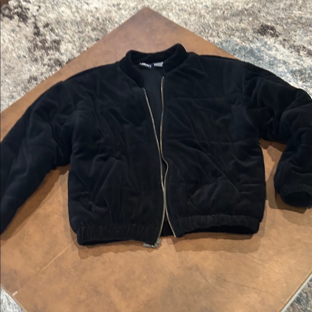 Liz Sport Black Bomber Jacket